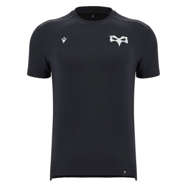 2025-2026 Ospreys Rugby Ath Cotton Tee (Black)