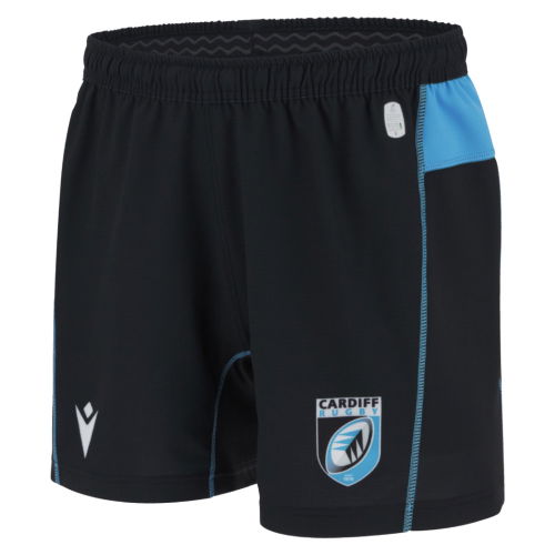 2025-2026 Cardiff Rugby Home Shorts (Black)