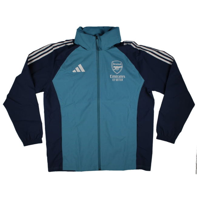 2025-2026 Arsenal Rain Jacket (Blanch Blue)