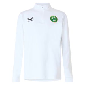 2025-2026 Ireland 1/4 Zip Midlayer Drill Top (White)