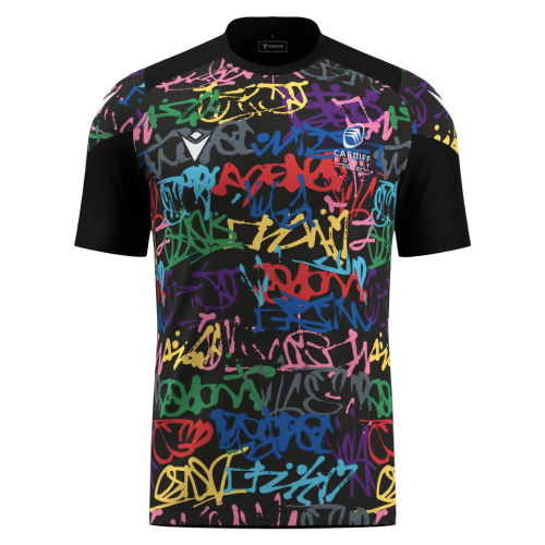 2025-2026 Cardiff Blues Rugby Training Tee (Black)