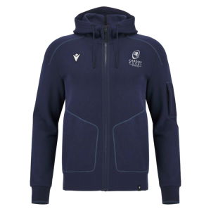 2025-2026 Cardiff Blues Rugby Ath Cotton Hoody (Navy)