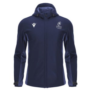 2025-2026 Cardiff Rugby Softshell Jacket (Navy)