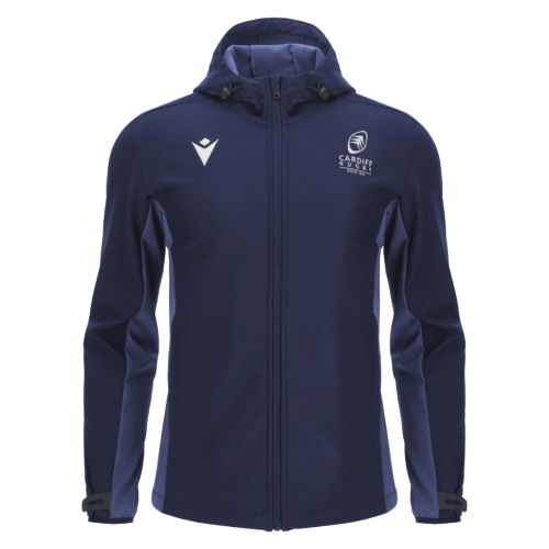 2025-2026 Cardiff Rugby Softshell Jacket (Navy)