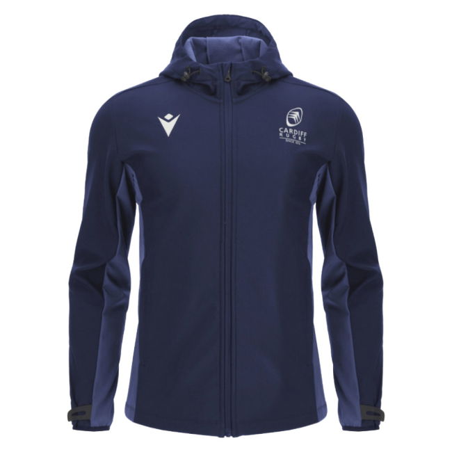 2025-2026 Cardiff Rugby Softshell Jacket (Navy)