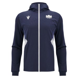 2025-2026 Edinburgh Rugby Hooded Warm Up Jacket (Navy)