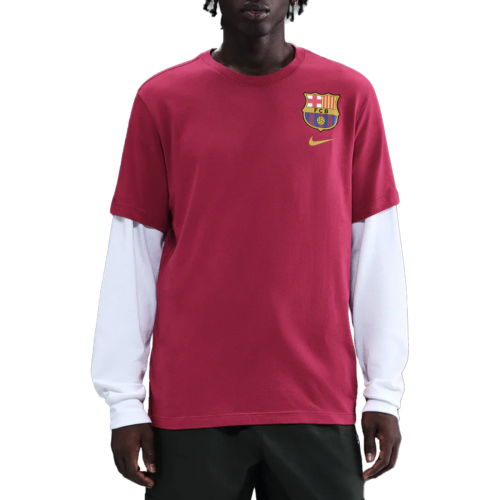 2025-2026 Barcelona Crest Tee (Shield Red)