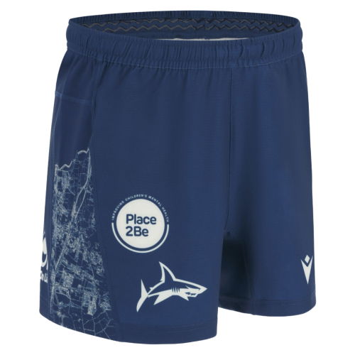 2025-2026 Sale Sharks Home Rugby Shorts (Navy)