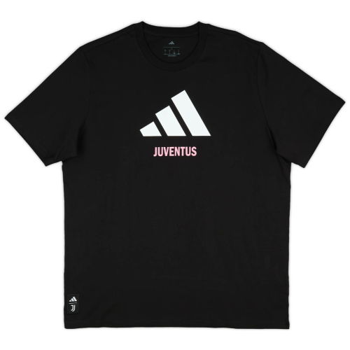 2025-2026 Juventus Seasonal Graphic Tee (Black)