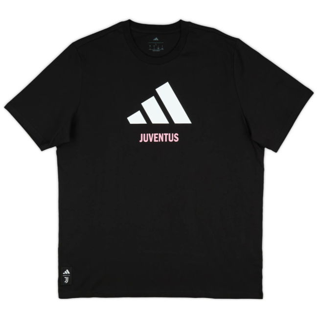 2025-2026 Juventus Seasonal Graphic Tee (Black)