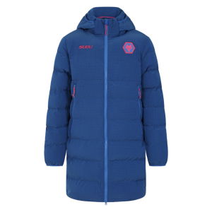 2025-2026 Wolves Training Long Bench Jacket (Lapis Blue)