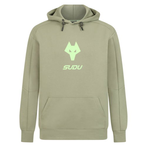 2025-2026 Wolves Players Travel Hoodie (Khaki)