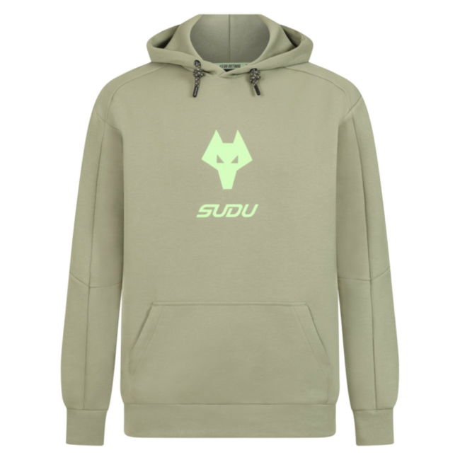 2025-2026 Wolves Players Travel Hoodie (Khaki)