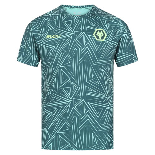 2025-2026 Wolves Away Pre-Match Shirt (Dark Green)