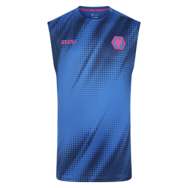 2025-2026 Wolves Players Training Vest (Lapis Blue)
