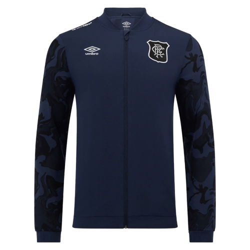 2025-2026 Rangers Third Pre Match Jacket (Indigo)