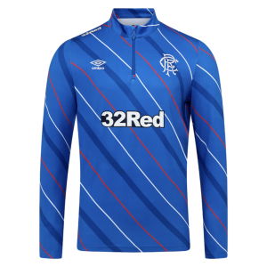 2025-2026 Rangers Pre Match Training Top (Blue)