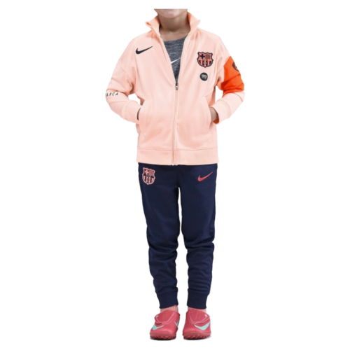 2025-2026 Barcelona Dri-FIT Strike Tracksuit (Crimson Tint) - Little Kids  2025-2026 Barcelona Dri-FIT Strike Tracksuit (Crimson Tint) - Little Kids