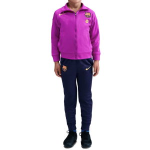 2025-2026 Barcelona Strike Dri-FIT Football Knit Tracksuit (Purple) - Little Kids
