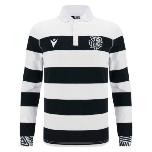 2025-2026 Barbarians Home Cotton LS Rugby Shirt