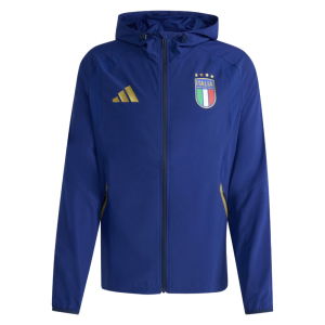 2026-2027 Italy Tiro Travel Full Zip Windbreaker (Victory Blue)