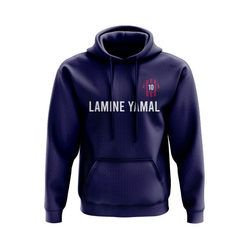 Lamine Yamal Barcelona Number Hoody (Navy)