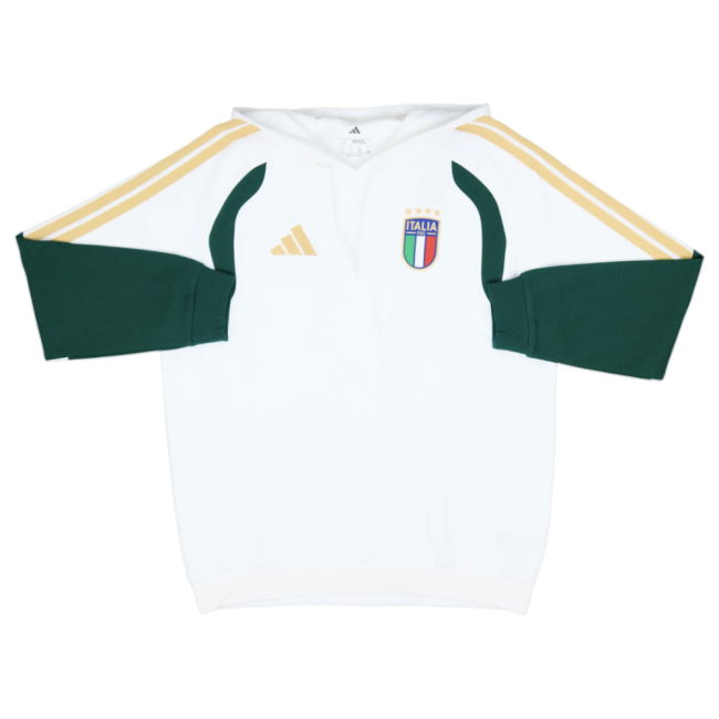2026-2027 Italy Hooded Sweat Top (White)