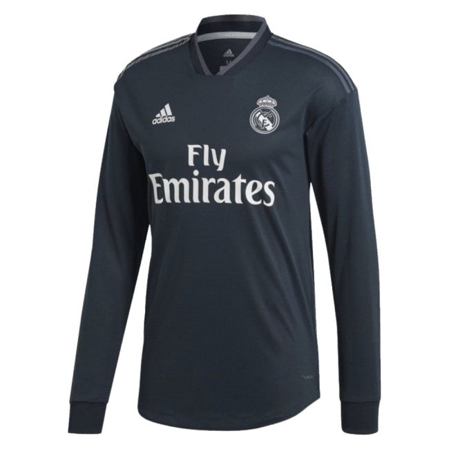 2018-2029 Real Madrid Long Sleeve Away Shirt (Kids)