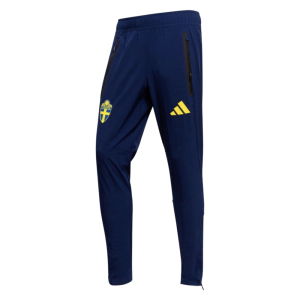 2026-2027 Sweden Tiro Tech Tracksuit Pants (Navy)