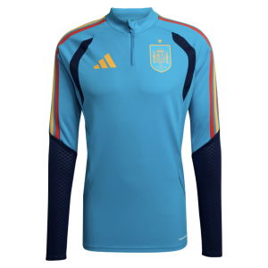 2026-2027 Spain Training Top (Bold Aqua)