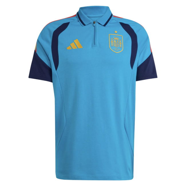 2026-2027 Spain Polo Shirt (Bold Aqua)