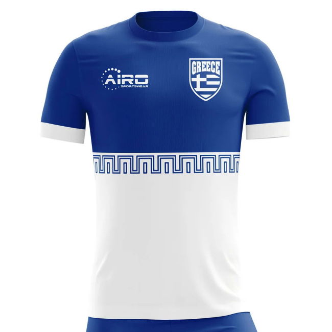 2025-2026 Greece Away Concept Football Shirt (Your Name) -Kids