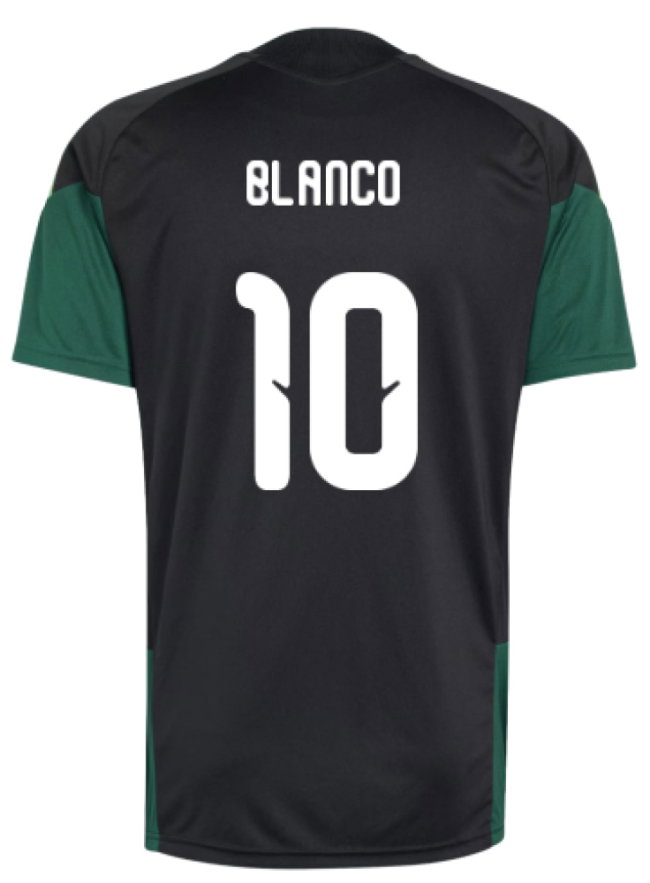 2026-2027 Mexico Training Jersey (Black) (Blanco 10)