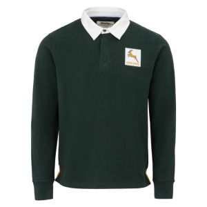 Kooga Vintage South Africa Men\'s LS Rugby Shirt (Green)