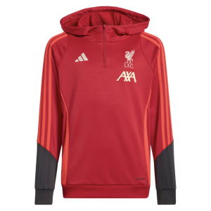 2025-2026 Liverpool Training Hoody (Strawberry Red) - Kids
