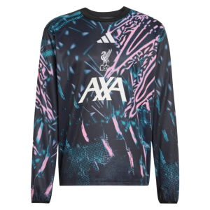 2025-2026 Liverpool Pre Match Warm Top (Black)