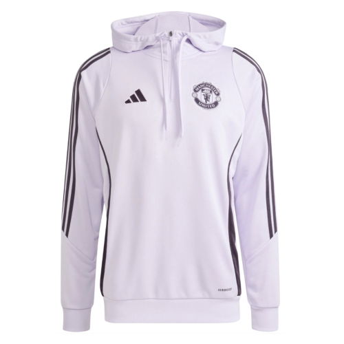 2025-2026 Man Utd Training Hoody (Purple Tint)