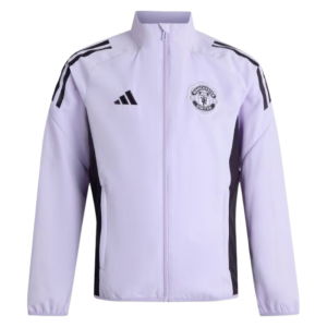 2025-2026 Man Utd Presentation Jacket (Purple Tint) - Kids