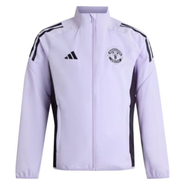 2025-2026 Man Utd Presentation Jacket (Purple Tint) - Kids