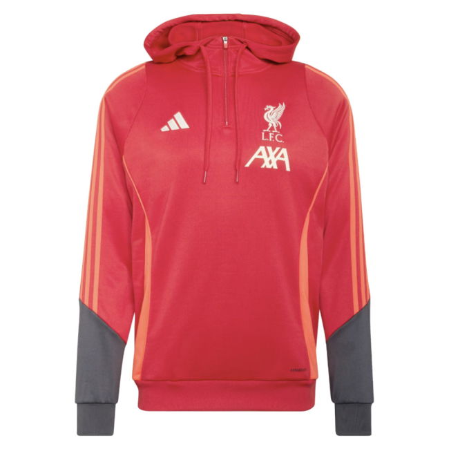 2025-2026 Liverpool Training Hoody (Strawberry Red)
