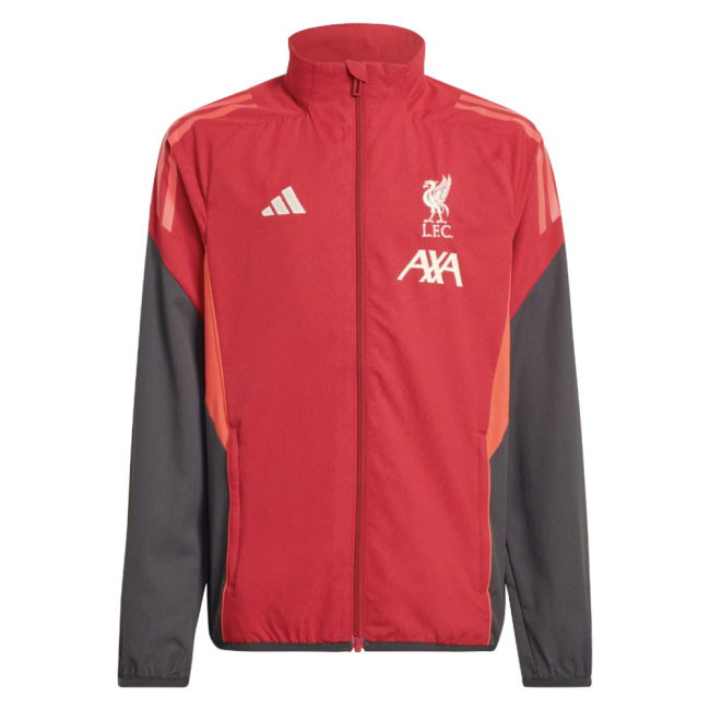 2025-2026 Liverpool Presentation Jacket (Strawberry Red) - Kids