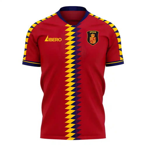 Spain 2025-2026 Home Concept Football Kit (Libero)