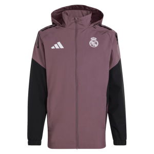 2025-2026 Real Madrid Allweather Jacket (Shadow Fig)