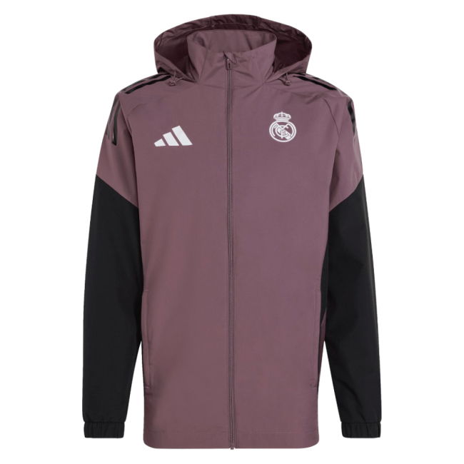 2025-2026 Real Madrid Allweather Jacket (Shadow Fig)