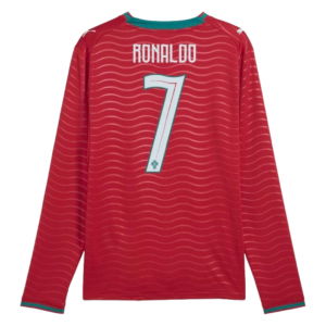2026-2027 Portugal Long Sleeves Home Shirt RONALDO