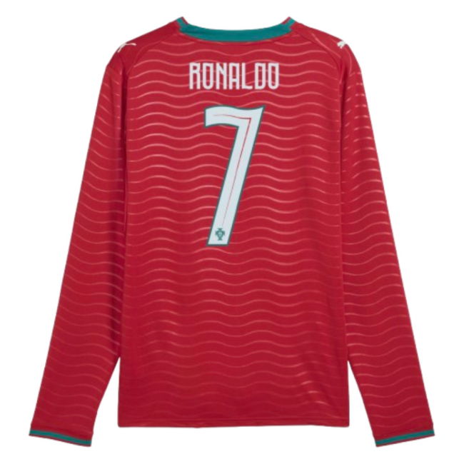 2026-2027 Portugal Long Sleeves Home Shirt RONALDO