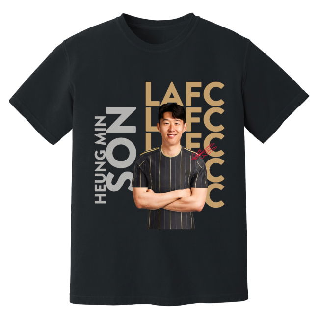 Heung Min Son LAFC New Signing T-Shirt (Black)
