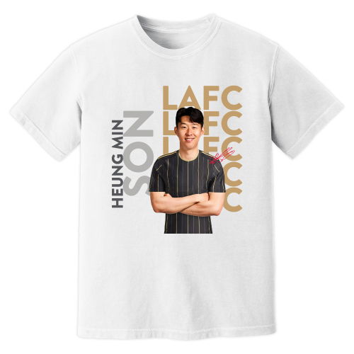 Heung Min Son LAFC New Signing T-Shirt (White)