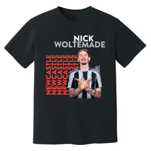 Nick Woltemade Newcastle United New Signing T-Shirt (Black)