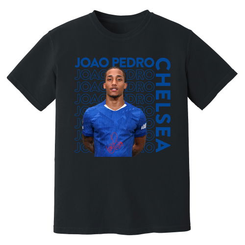 Joao Pedro Chelsea New Signing T-Shirt (Black)